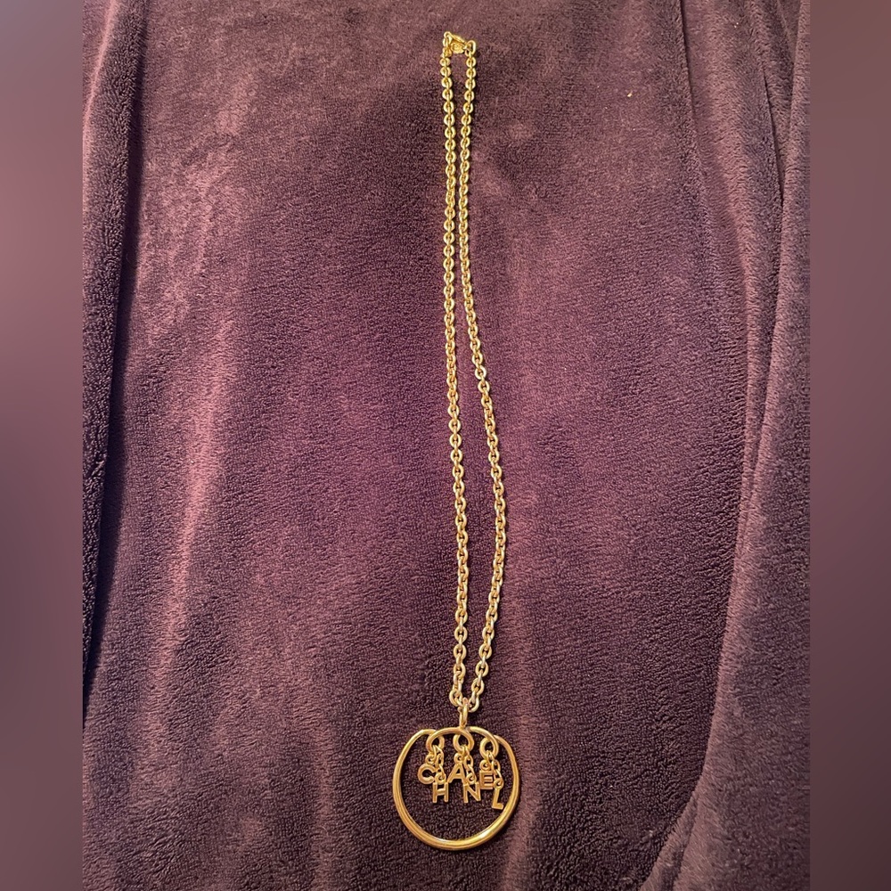 RARE VINTAGE CHANEL LETTERS NECKLACE! SO HARD TO FIND! GORGEOUS!